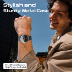 ⁦"Xwatch-US13-Black (RoseGold +1$)"⁩ - الصورة ⁦10⁩