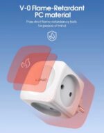 ⁦LDNIO EU Socket Extender With 4 AC outlets⁩ - الصورة ⁦5⁩