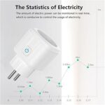 ⁦Tuya Smart Home WiFi Socket Plug 16A Smart⁩ - الصورة ⁦2⁩
