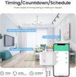 ⁦Tuya Smart Home WiFi Socket Plug 16A Smart⁩ - الصورة ⁦4⁩