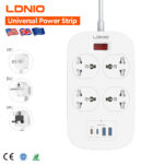 ⁦LDNIO universal power socket 2500w⁩ - الصورة ⁦2⁩